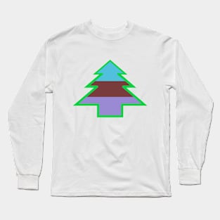 Androromantic/Androsexual Pride: Christmas Tree Long Sleeve T-Shirt